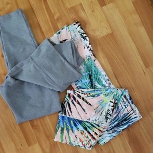 2 pairs of fabletics leggings